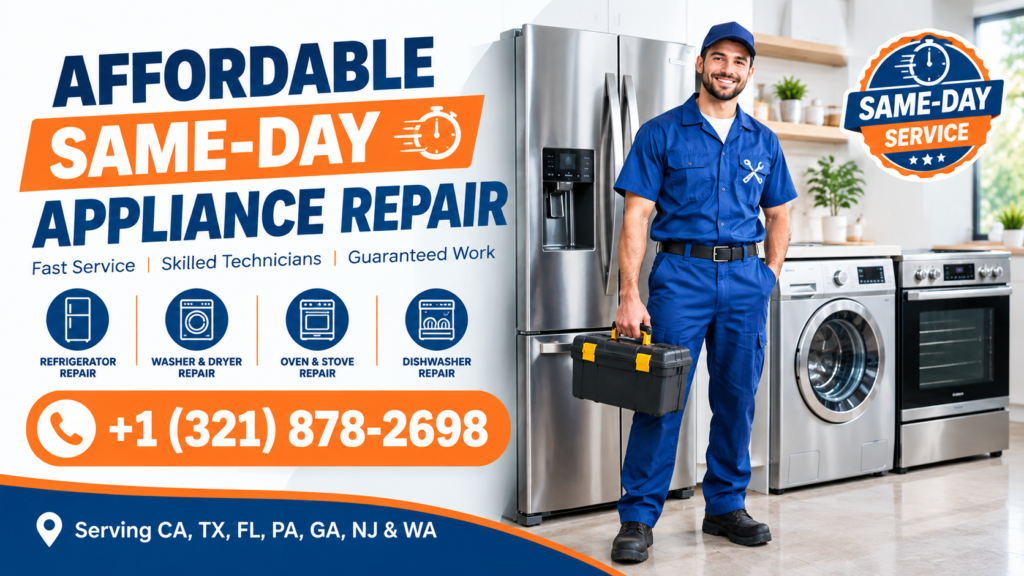 Broken Appliance? Get It Fixed Fast with One Call